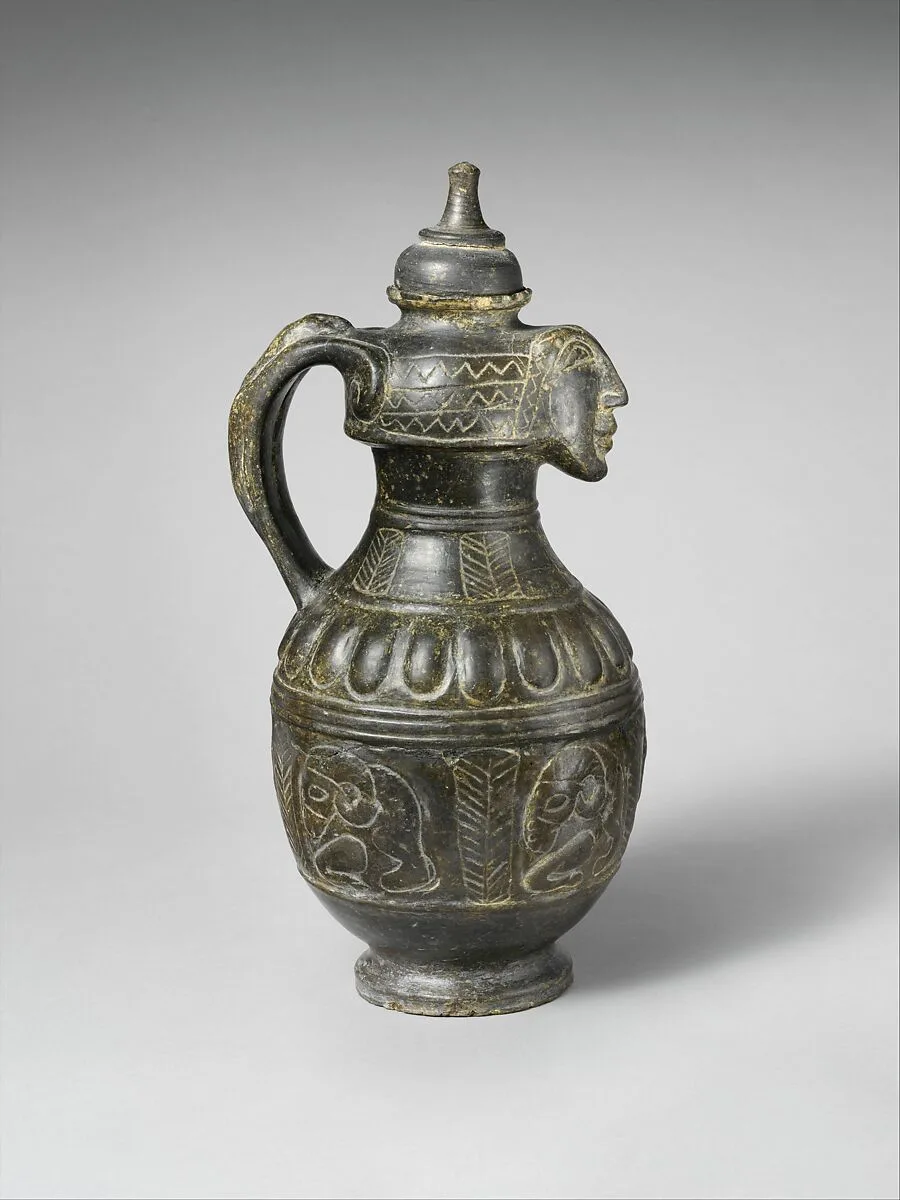 Terracotta jug with lid — Unknown