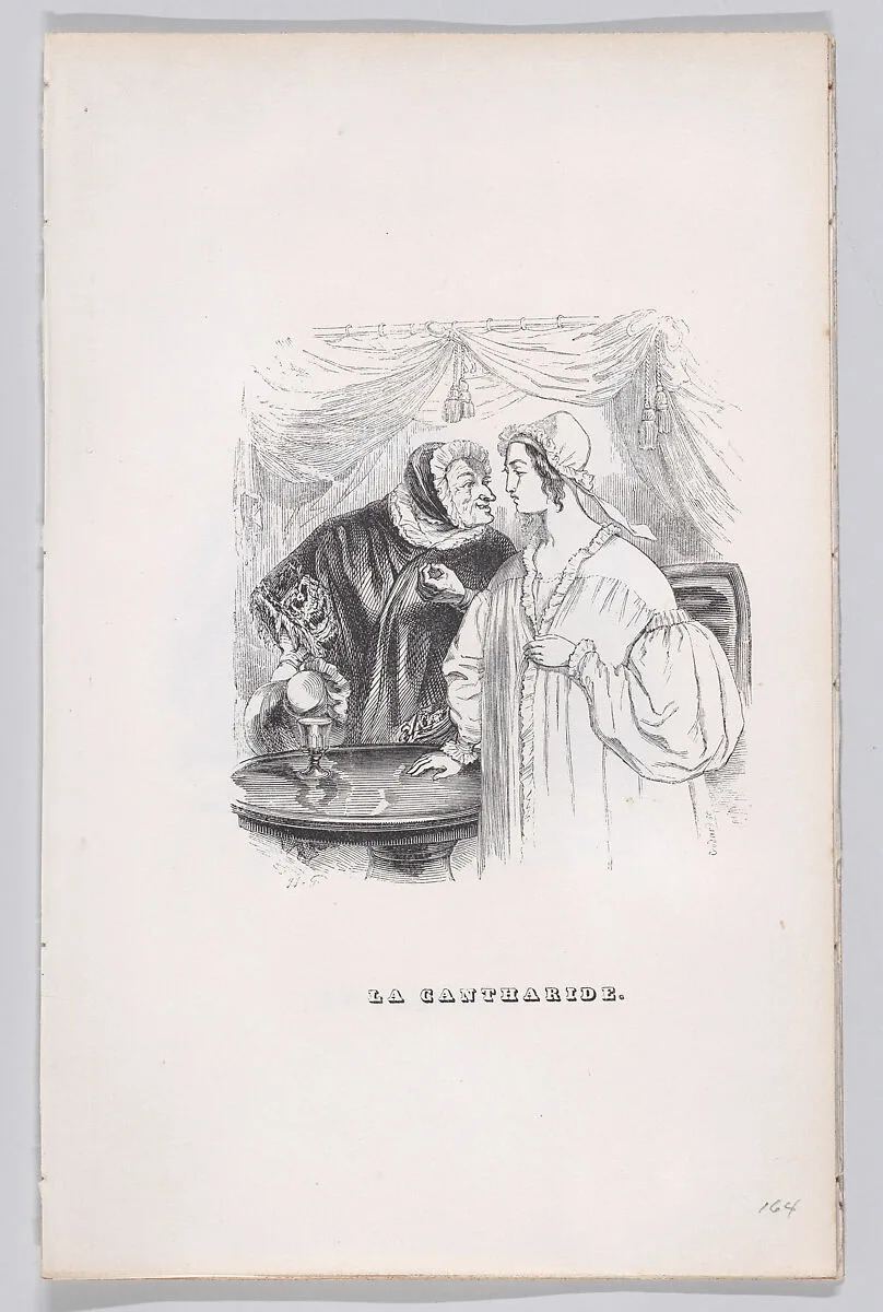 "The Spanish Fly" from The Complete Works of Béranger — J. J. Grandville|Pierre Jean de Béranger|Fournier & Perrotin|Pierre François Godard