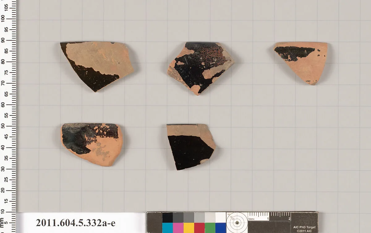 Terracotta rim fragments of kylikes (drinking cups) — Unknown