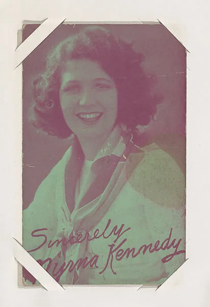 Myrna Kennedy from Movie Stars Exhibit Cards series (W401) — Unknown