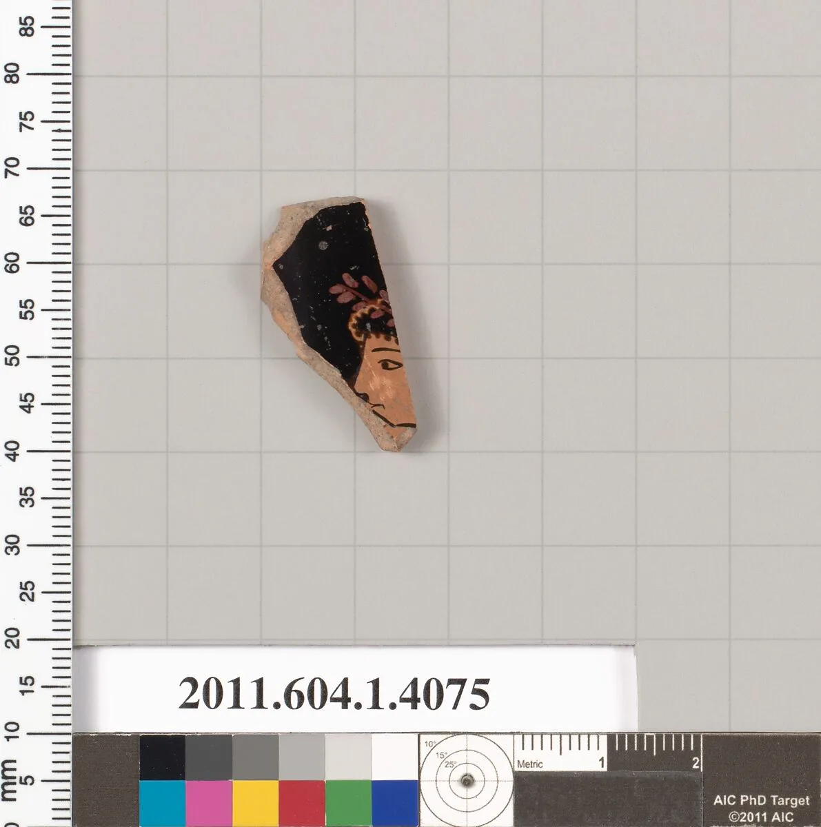 Terracotta fragment of a kylix (drinking cup) — Unknown