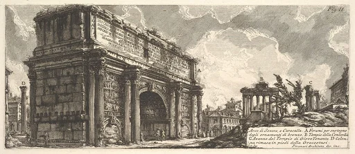 The Arch of Septimius Severus (Arco di Severo, e Caracalla)