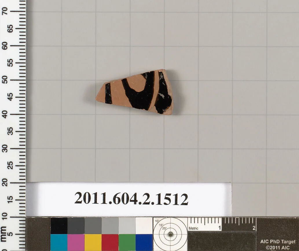 Terracotta fragment of a skyphos (deep drinking cup) — Unknown