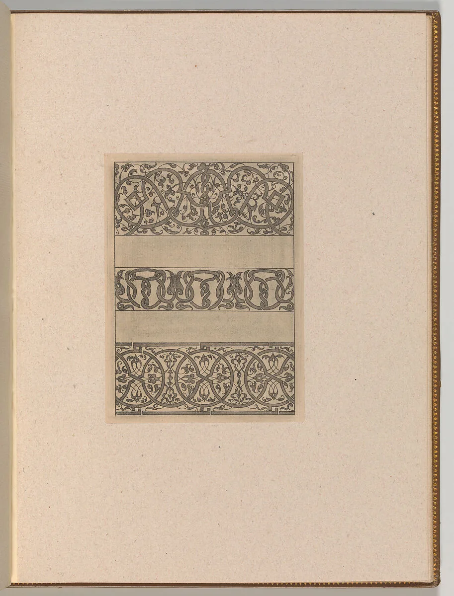 Copies after the 'Livre contenant passement de moresques' (plate 18) — Jacques Androuet Du Cerceau