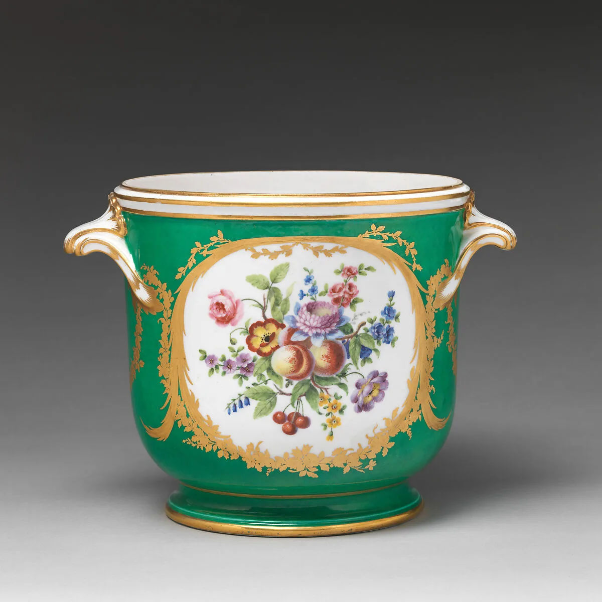 Bottle cooler (seau à bouteille) (part of a service) — Sèvres Manufactory|Jean-Baptiste Tandart|Michel-Barnabé Chauvaux