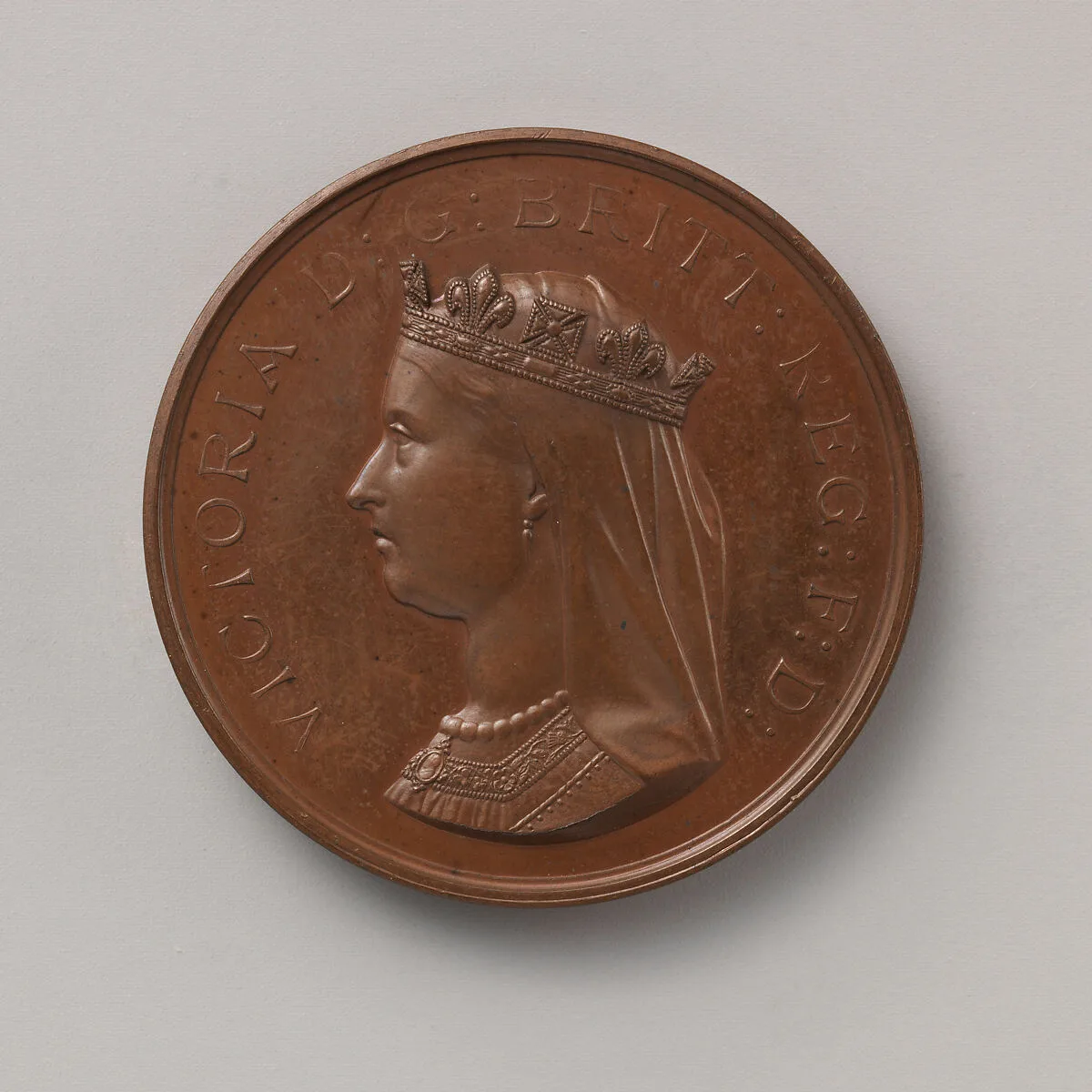 The New Zealand Medal, granted by Queen Victoria, after 1866, to commemorate the campaigns of 1845–1847 and 1860–1866 — Joseph Edgar Boehm