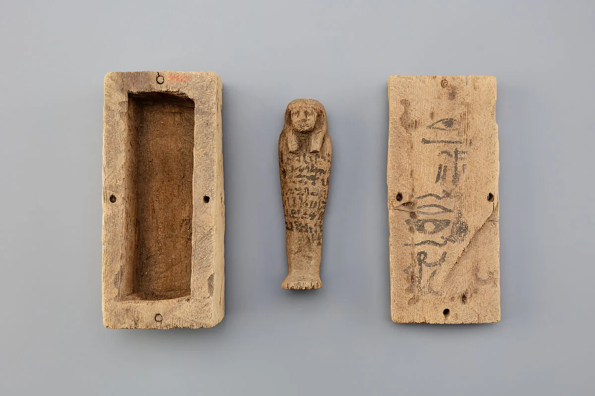 Shabti and Coffin — Unknown