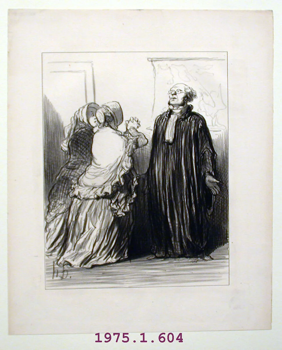 Woman Pleading For Justice — Honoré Daumier
