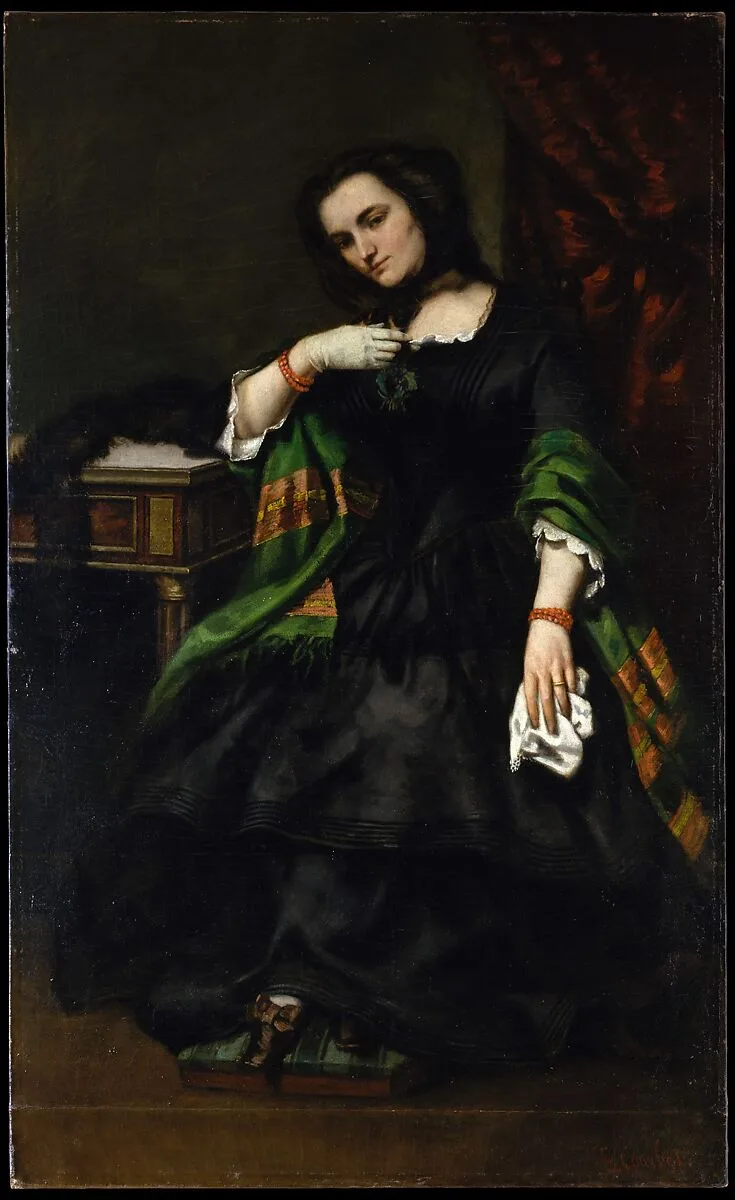 Madame Auguste Cuoq (Mathilde Desportes, 1827–1910) — Gustave Courbet