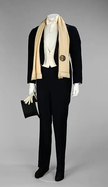 Evening suit — F. R. Tripler & Co.|A. Sulka & Company|Sam L. Budd|Brooks Brothers
