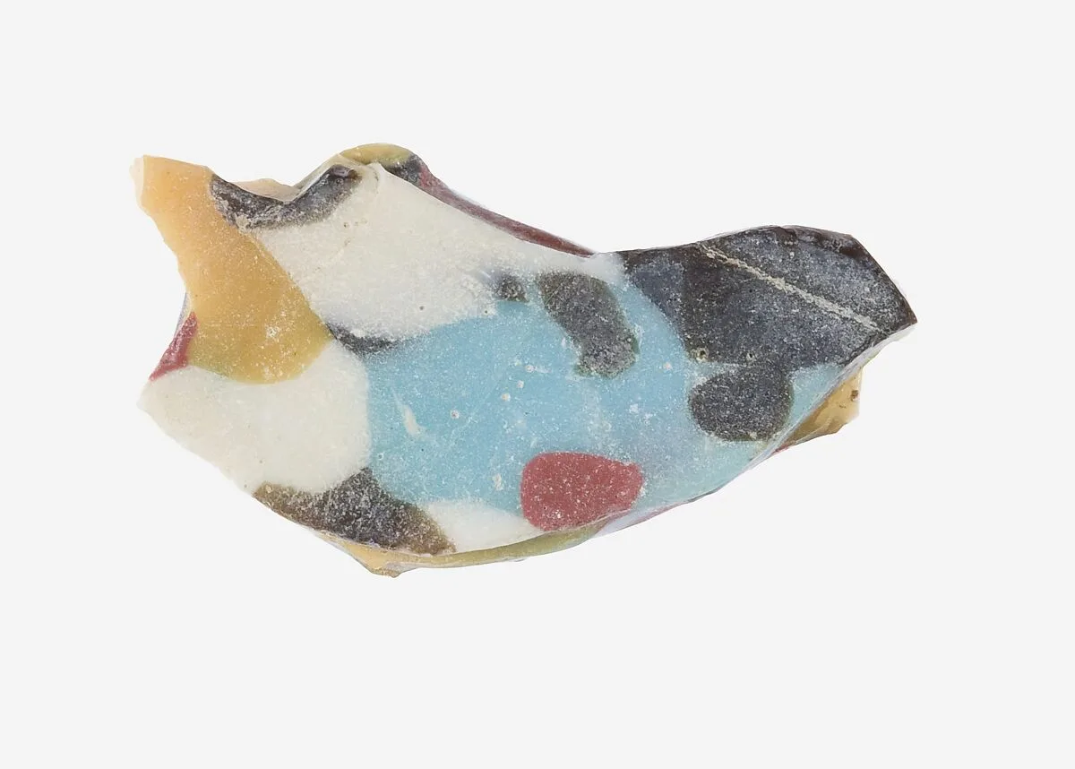 Fragment of a Dish of Polychrome Mosaic Glass — Unknown