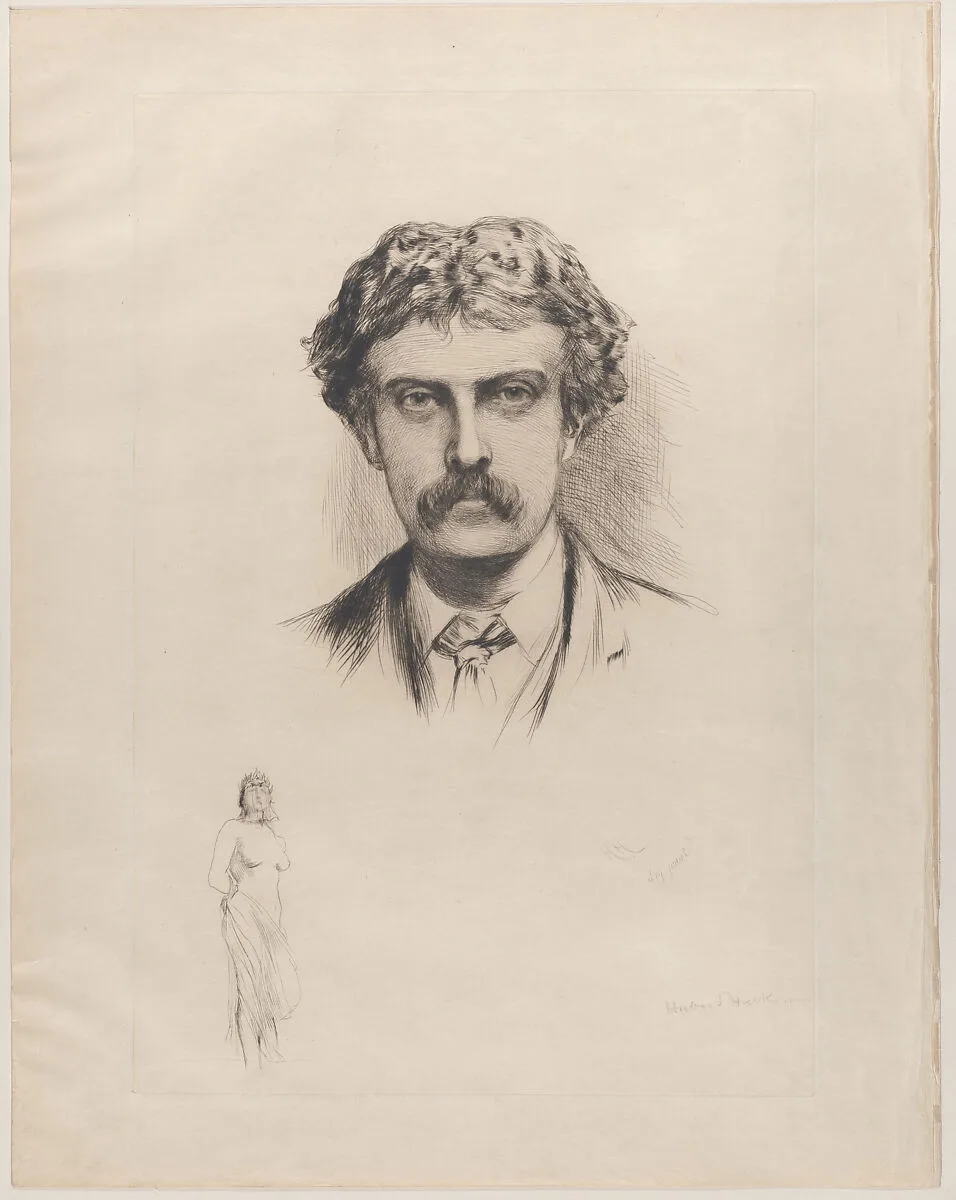 Portrait of Cecil Lawson — Sir Hubert von Herkomer|Cecil Gordon Lawson|The Fine Art Society, London|J. S. Virtue & Co.