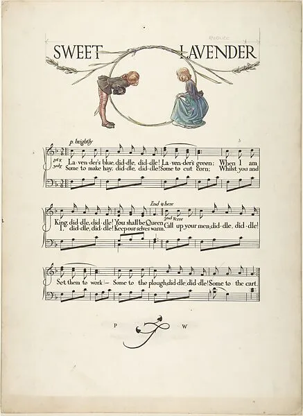 "Sweet Lavender"―Page Design — Paul Vincent Woodroffe|Joseph Samuel Moorat