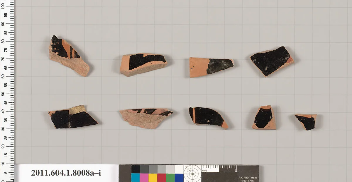 Terracotta fragments of kylikes (drinking cups) — Unknown
