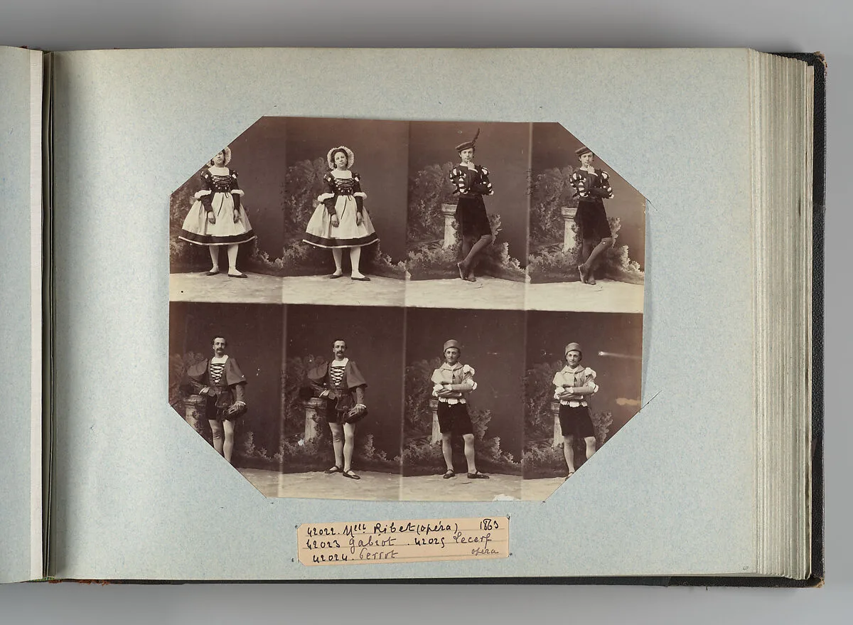 Mlle Ribert; Gabiot; Perrot; Lecerf — André-Adolphe-Eugène Disdéri