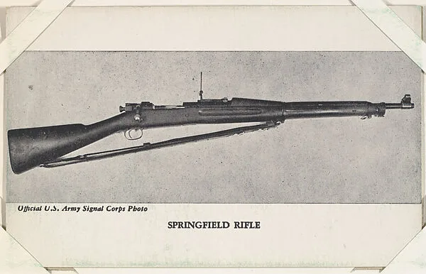 Springfield Rifle from Military--Official Photos cards (W615) — Unknown