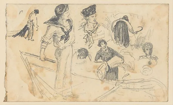 Sailors and Reapers (from Scrapbook) — John Singer Sargent