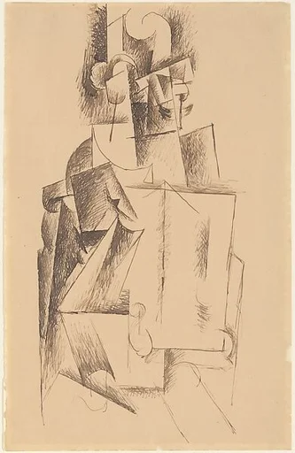 Seated Man Reading a Newspaper