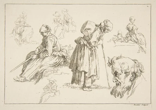 Sheet of Sketches