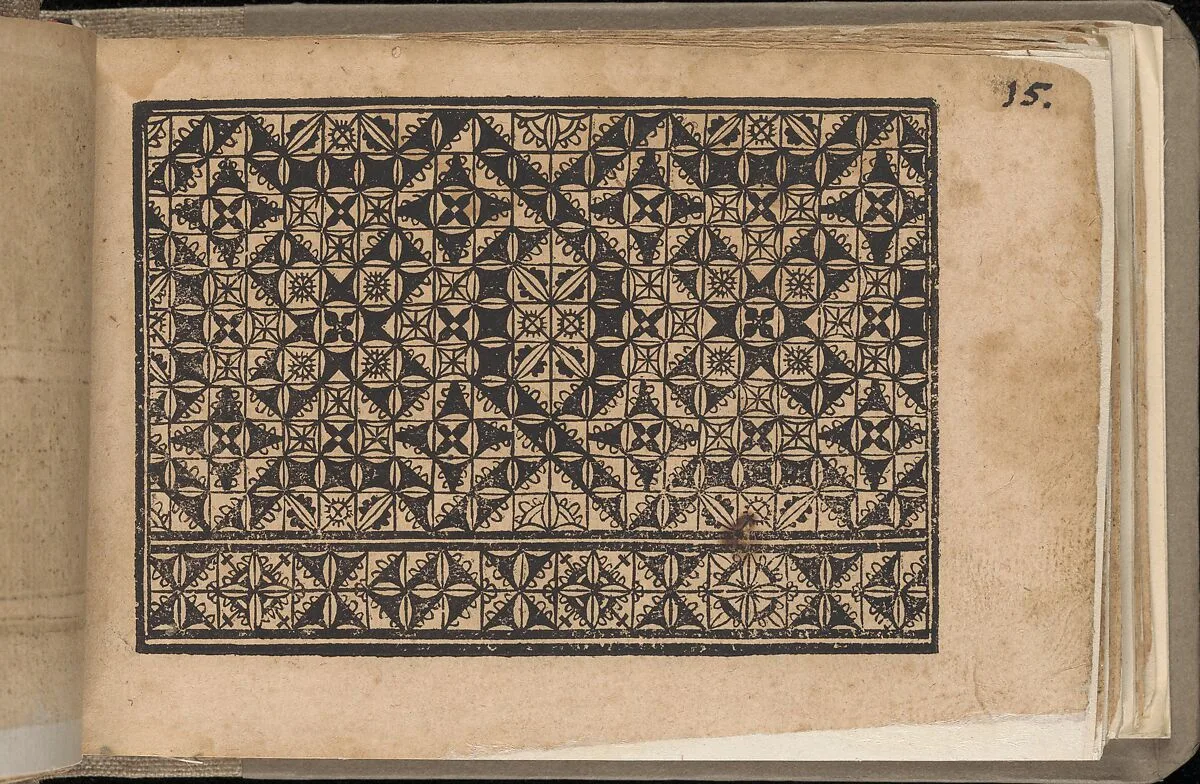 Schön newes Modelbuch (Page 15r) — Sigismundus Latomus