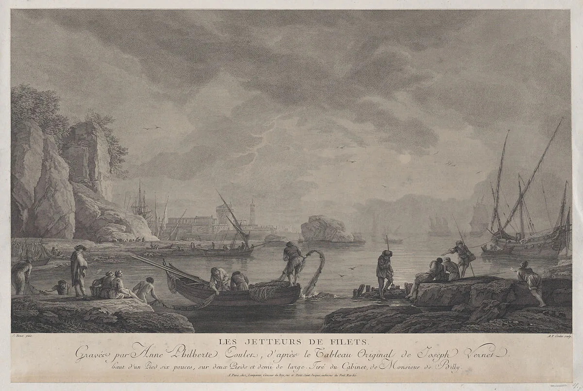 The Net Throwers — Anne Philiberte Coulet|Joseph Vernet