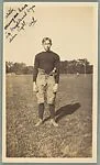 [School Friend of Walker Evans on Football Field, Loomis Institute, Windsor, Connecticut]
