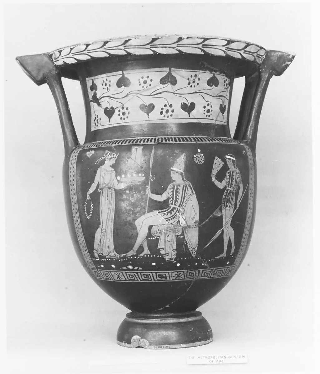 Terracotta column-krater (mixing bowl) — Rodin Painter