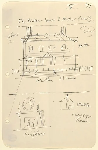 Sketches for The Story of a Bad Boy