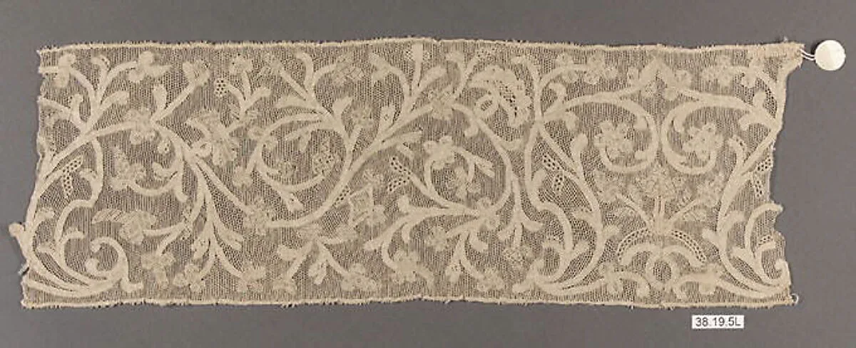 Hebrew ritual lace (one of four) — Unknown