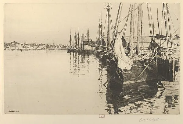 Quiet Afternoon, Gloucester — Charles Adams Platt