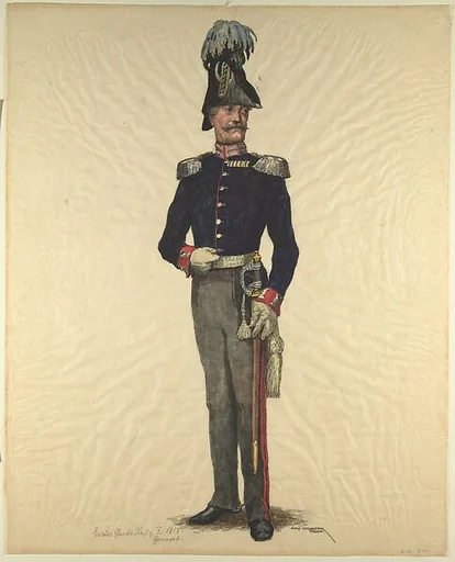 Prussian Military Costume: General 1813