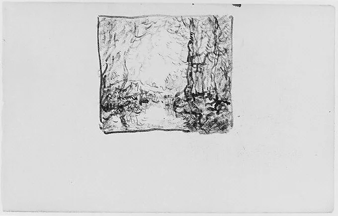 Clearing in the Woods (from Sketchbook) — Henry Ward Ranger