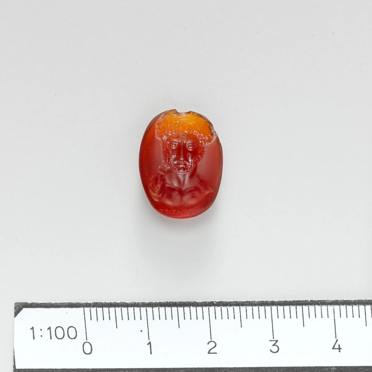 Carnelian ring stone — Aspasios