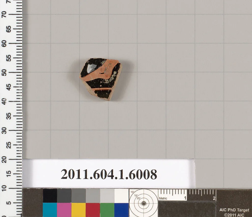 Terracotta fragment of a kylix (drinking cup) — Unknown