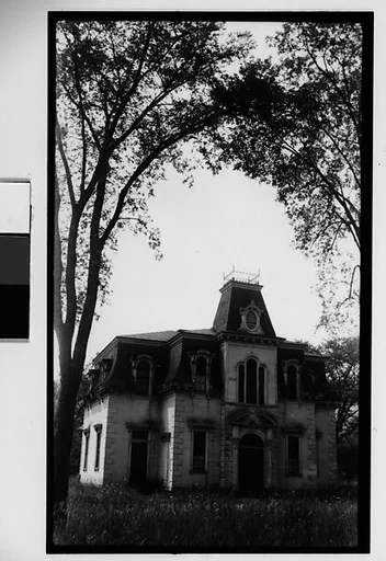 [Second Empire House with Quoins]