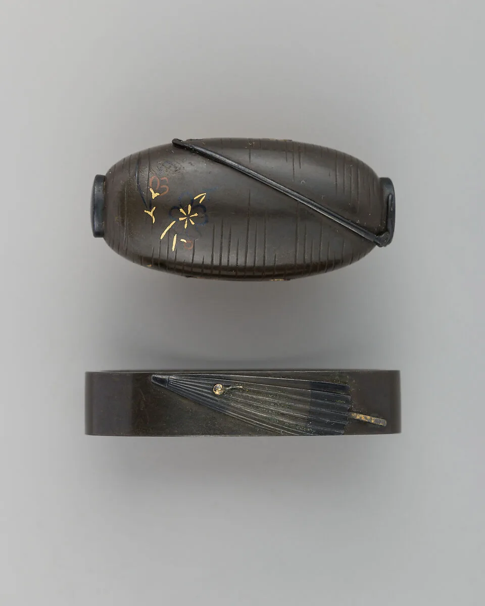 Sword-Hilt Collar and Pommel (Fuchigashira) — Unknown