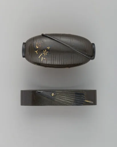 Sword-Hilt Collar and Pommel (Fuchigashira)