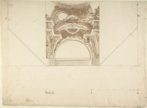Two alternate projects for a Cornice