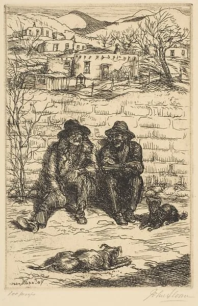 Hombres in the Sun — John Sloan
