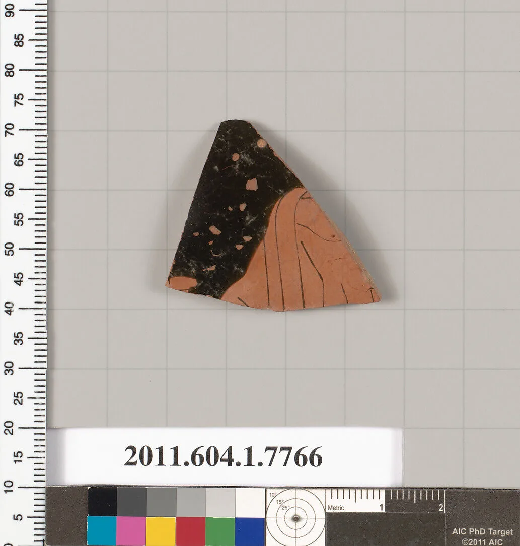 Terracotta fragment of a kylix (drinking cup) — Unknown