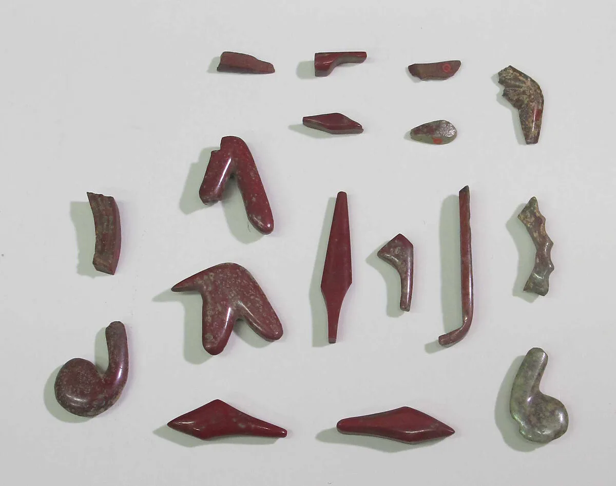 Inlays from shrine: signs and insignias — Unknown