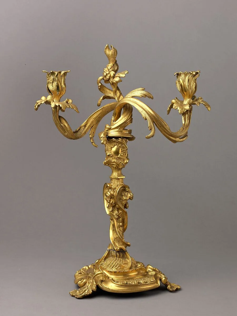Candlestick with Two Branches — Unknown