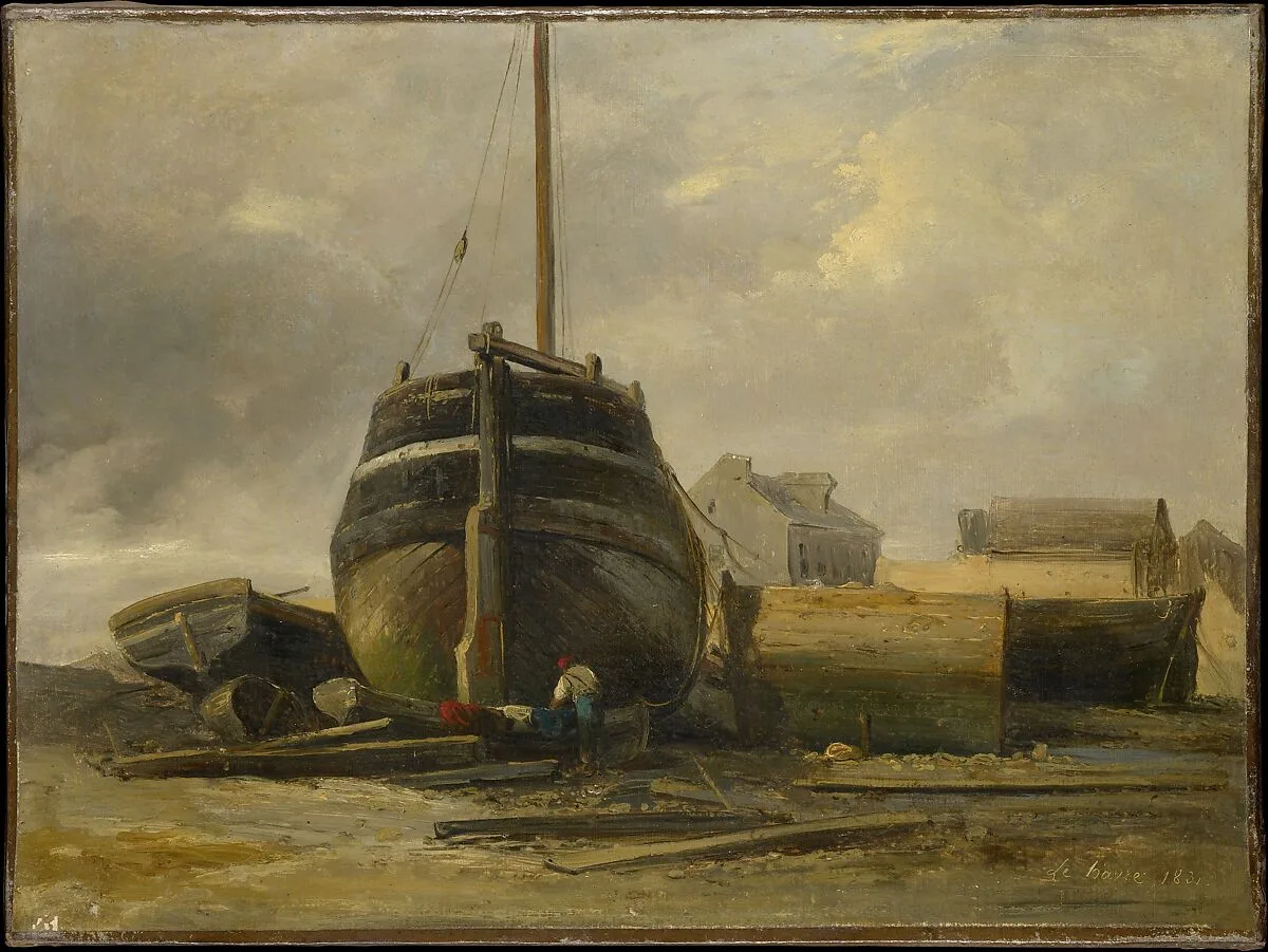 Shipyard at Le Havre — Jules Coignet