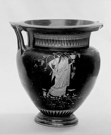 Terracotta column-krater (bowl for mixing wine and water)