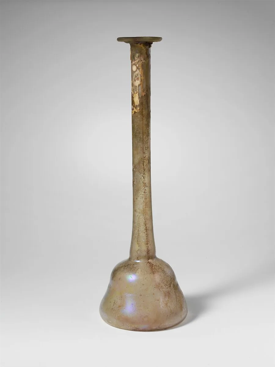 Glass perfume bottle — Unknown
