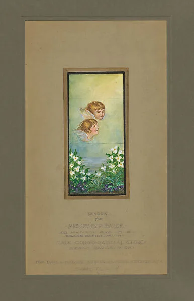 Design for window — Tiffany Studios|Louis C. Tiffany