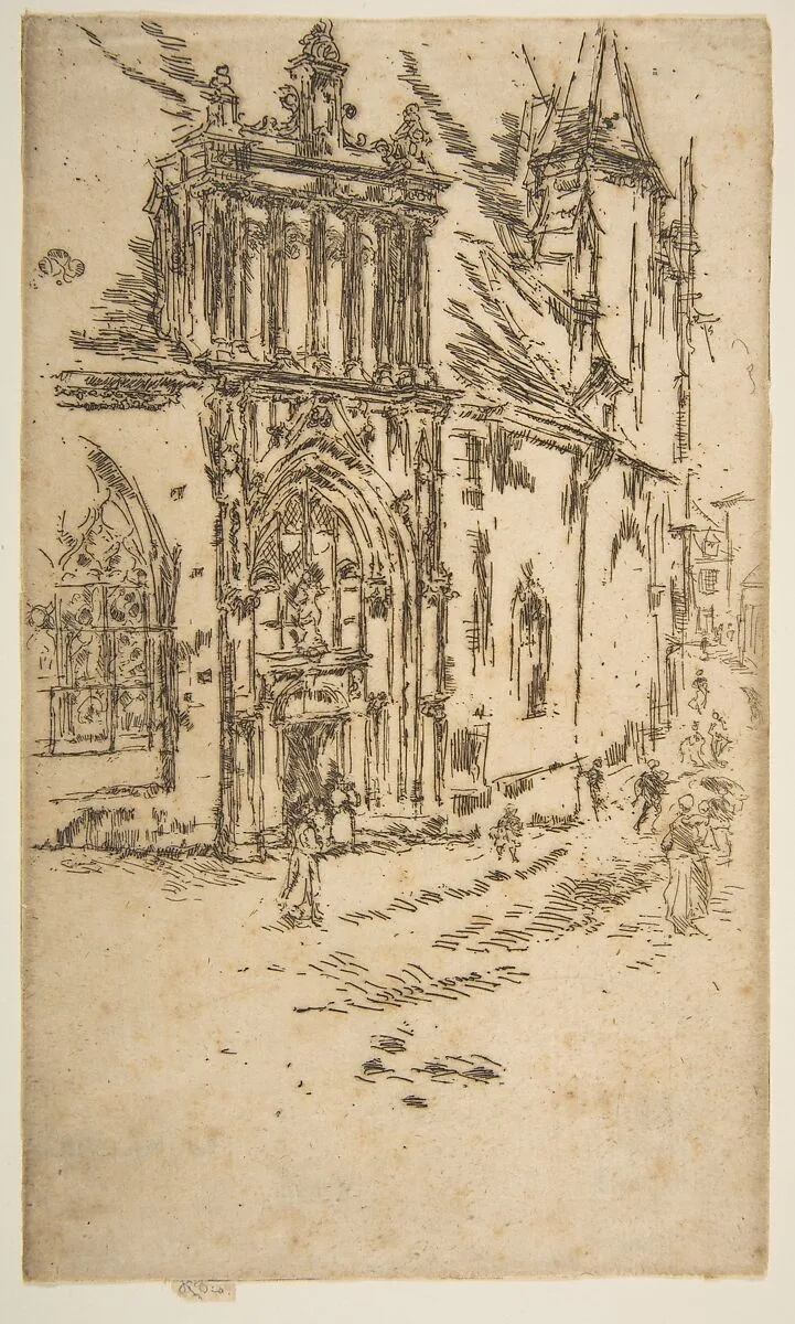 Notre Dame, Bourges — James McNeill Whistler