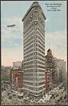 Flat Iron Building. Broadway and Fifth Avenue, New York City.