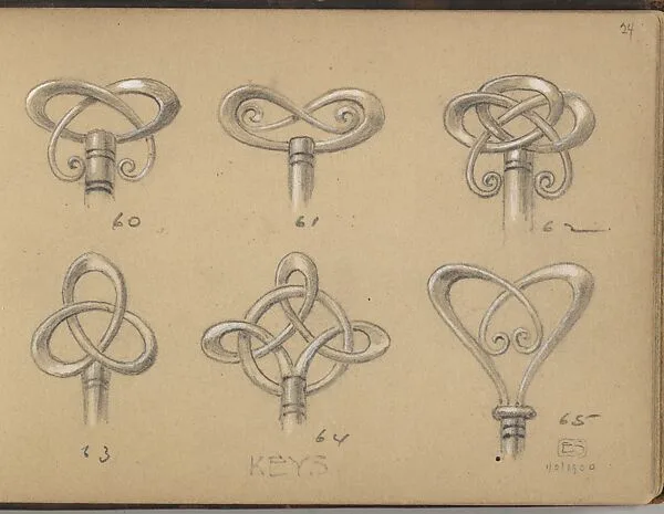 Six Designs for Key Grips — Edgar Gilstrap Simpson