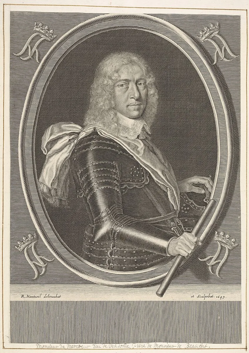 Louis de Bourbon-Vendôme, duc de Mercoeur — Robert Nanteuil